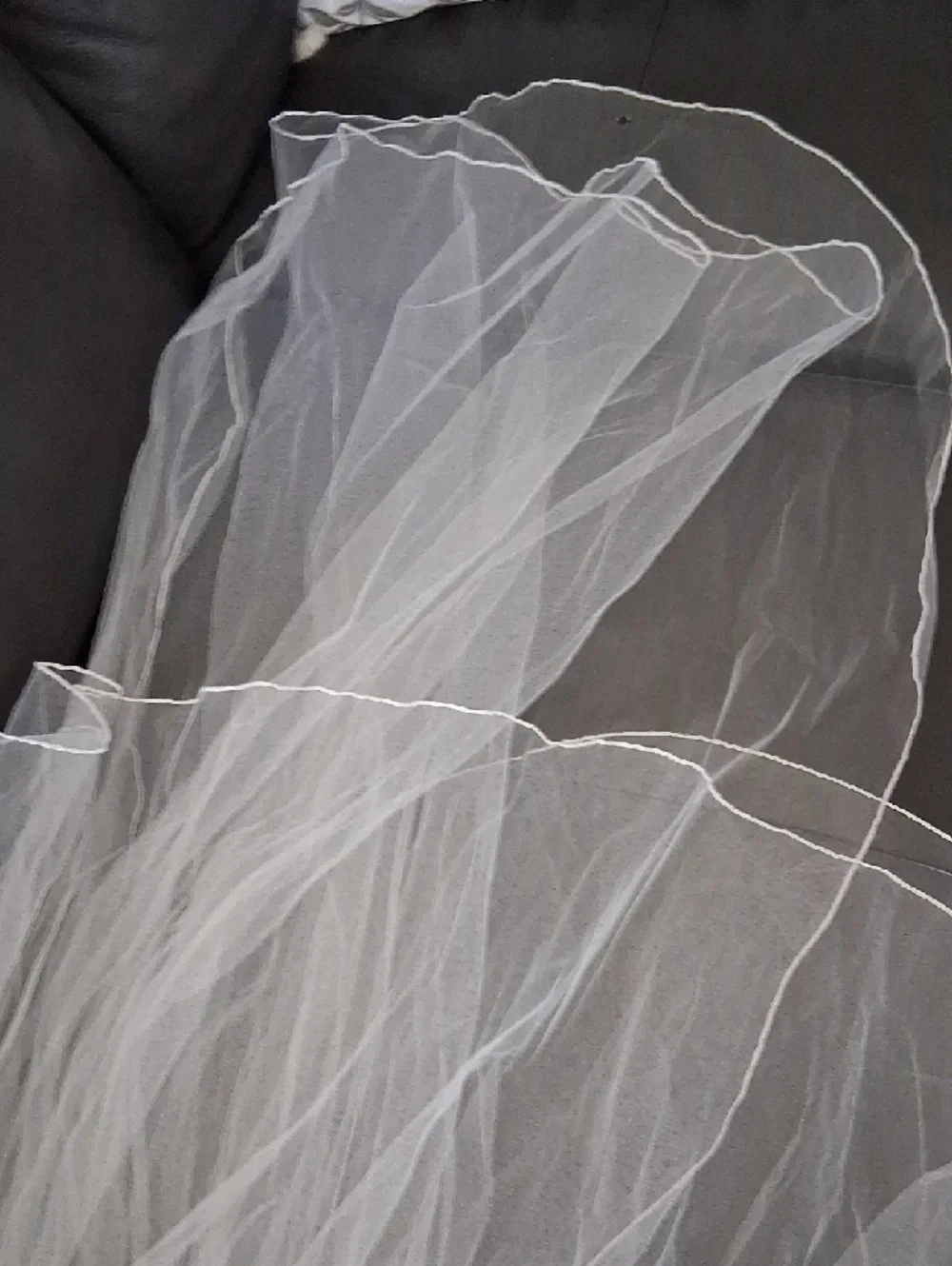 Vintage Bridal Headband with Veil 1980's 1990's - Picture 8 of 13